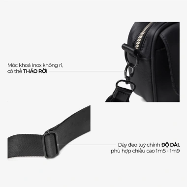 Túi đeo chéo DIM Iconic Bag - Thiết kế thời trang, đa năng, chỉ 420.000 VND