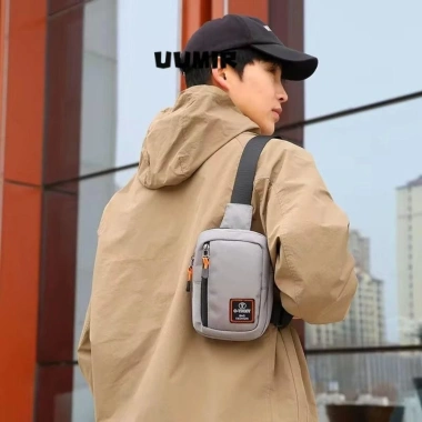 Túi đeo chéo du lịch UUMIR nam đa lớp vải, ba lô nhỏ ngoài trời chống trộm, dung lượng lớn, giá 82.296 VND