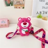 Túi Đeo Chéo Gấu Dâu Mini Cao Cấp - Lì Xì Cao Su, Du Lịch & Tết, Giá 45k 6