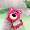 Túi Đeo Chéo Gấu Dâu Mini Cao Cấp - Lì Xì Cao Su, Du Lịch & Tết, Giá 45k 9