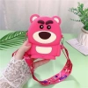 Túi Đeo Chéo Gấu Dâu Mini Cao Su Cao Cấp – Túi Lì Xì Tết Du Lịch Giá 39.990 VND 8