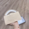 Túi đeo chéo Jac size 18 màu trắng vân xước siêu đẹp, kiểu dánh thời trang, vừa điện thoại 89.000 3