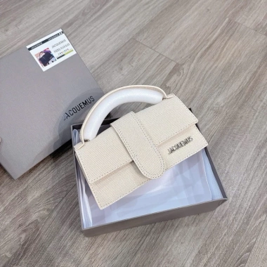 Túi đeo chéo Jac size 18 màu trắng vân xước siêu đẹp, kiểu dánh thời trang, vừa điện thoại 89.000