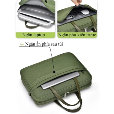 Túi đeo chéo Lemu chống sốc bảo vệ laptop, có quai xách, giảm giá 304.000₫