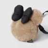Túi đeo chéo Mickey Zara nơ bông cho bé gái Lông mềm thời trang kèm tag và túi ZR 2