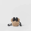 Túi đeo chéo Mickey Zara nơ bông cho bé gái Lông mềm thời trang kèm tag và túi ZR 3