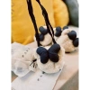 Túi đeo chéo Mickey Zara nơ bông cho bé gái Lông mềm thời trang kèm tag và túi ZR 7
