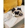 Túi đeo chéo Mickey Zara nơ bông cho bé gái Lông mềm thời trang kèm tag và túi ZR 9