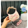 Túi đeo chéo mini chấm bi quai ren đính 2 nơ - 5 màu xinh, giảm giá 69k 3
