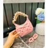 Túi đeo chéo mini chấm bi quai ren đính 2 nơ - 5 màu xinh, giảm giá 69k 5