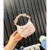 Túi đeo chéo mini chấm bi quai ren đính 2 nơ - 5 màu xinh, giảm giá 69k 8