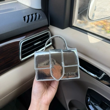 Túi đeo chéo mini jac Size 12 Da bóng mác bạc sang chảnh dễ thương cho trẻ em và người lớn 68,000 VND
