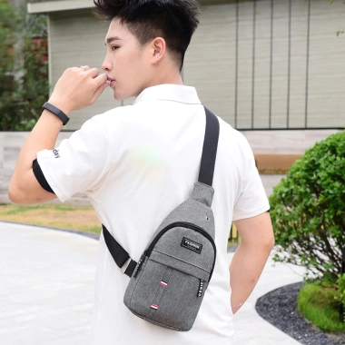 Túi đeo chéo nam AUROA đa ngăn vải dù bền đẹp giá chỉ 46.808₫