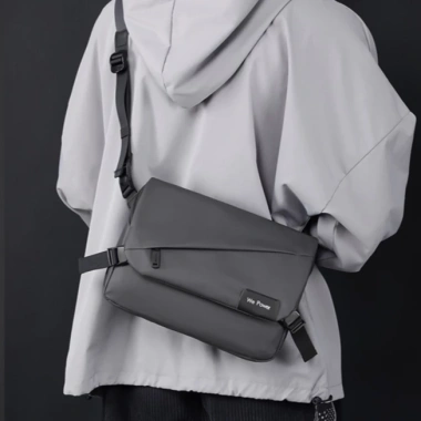 Túi đeo chéo nam cao cấp không thấm nước TS16 - Nhiều lớp, dây kéo, 189k - Rockcow