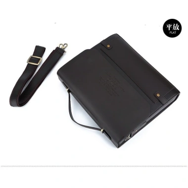 Túi đeo chéo nam da bò POLO Free ship đứng ngang, quai xách, màu nâu, giá 1.35tr 8