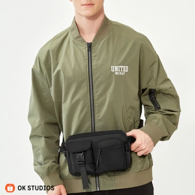 Túi đeo chéo nam OK080 vải Oxford chống nước, nhiều ngăn, khóa chống trộm - 189.000₫ 7