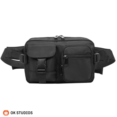 Túi đeo chéo nam OK080 vải Oxford chống nước, nhiều ngăn, khóa chống trộm - 189.000₫ 10
