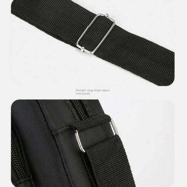 Túi đeo chéo nam OKDEALS Nylon 4-6 dây kéo, màu đen nâu xanh, chữ nhật - 74.088₫ 4