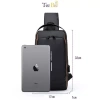Túi đeo chéo nam thể thao chống nước, khóa số, cổng sạc USB, siêu rộng - 159.000₫ 4