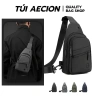 Túi đeo chéo nam vải chống nước, túi bao tử nhỏ gọn cao cấp thể thao thời trang - 58,000₫
