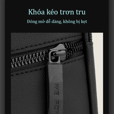 Túi đeo chéo nam vải chống nước, túi bao tử nhỏ gọn cao cấp thể thao thời trang - 58,000₫