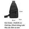Túi đeo chéo nam vải chống nước, túi bao tử nhỏ gọn cao cấp thể thao thời trang - 58,000₫ 8