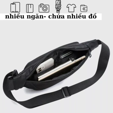 Túi Đeo Chéo Nam Yafeilasi Vỏ Cứng Đen Xám Xanh Nâu – Đeo Bụng, Đeo Vai, Giá 99.051đ 2