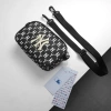 Túi đeo chéo NY MLB Monogram mini, unisex, nhiều ngăn, chất vải chống nước, giảm giá 150k 5