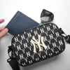 Túi đeo chéo NY MLB Monogram mini, unisex, nhiều ngăn, chất vải chống nước, giảm giá 150k 6
