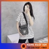 Túi đeo chéo NY MLB ulzzang Hàn Quốc, da chống nước, đựng iPad, chỉ 155.000₫