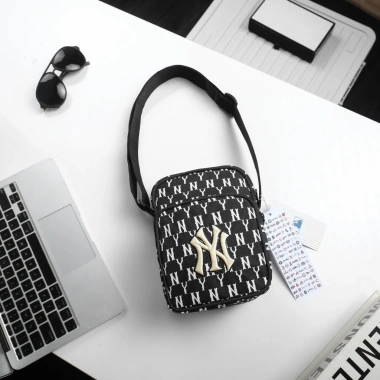 Túi đeo chéo NY MLB ulzzang Hàn Quốc, da chống nước, đựng iPad, chỉ 155.000₫ 4