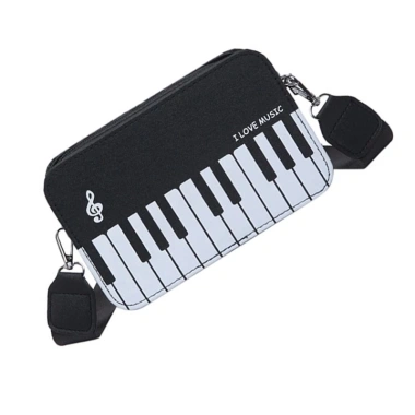 Túi đeo chéo SADYUELE họa tiết ghi chú piano - Phong cách âm nhạc, tiện dụng