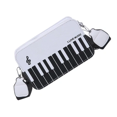Túi đeo chéo SADYUELE họa tiết ghi chú piano - Phong cách âm nhạc, tiện dụng