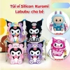 Túi Đeo Chéo Silicon Dễ Thương Kuromi Labubu Babythree Cho Bé Gái Giá 20.000