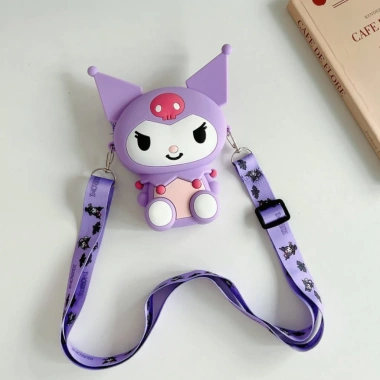 Túi Đeo Chéo Silicon KUROMI Nhiều Màu - Thời Trang Dễ Thương, Quà Giáng Sinh, Tết Giá Chỉ 60.000 VNĐ 9