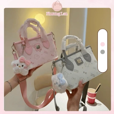 Túi đeo chéo size 17 Hello Kitty dáng làn, da mềm, giá chỉ 88.999₫ – Phương Lan