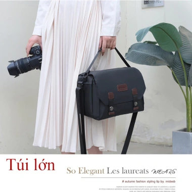 Túi đeo chéo Soudelor 2.023 cho máy ảnh - Giá ưu đãi 280.000đ, nhẹ, chống sốc