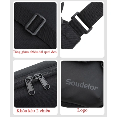 Túi đeo chéo Soudelor 2.024 cho máy ảnh - Giá 299.000đ, nhẹ, bảo vệ an toàn 5 Túi đeo chéo Soudelor 2.024 cho máy ảnh - Giá 299.000đ, nhẹ, bảo vệ an toàn 5
