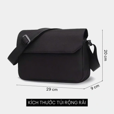 Túi đeo chéo unisex cao cấp TB03 - Nhiều ngăn, phù hợp iPad 10 inch, giá ưu đãi 279.000₫