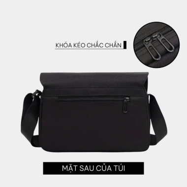 Túi đeo chéo unisex cao cấp TB03 - Nhiều ngăn, phù hợp iPad 10 inch, giá ưu đãi 279.000₫