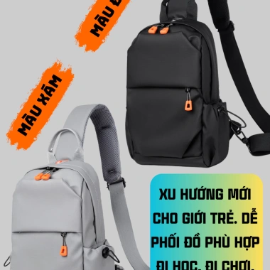 Túi đeo chéo và balo nam Ba Vy KH02 thời trang, chống nước, laptop, điện thoại - 258.000₫ 3 Túi đeo chéo và balo nam Ba Vy KH02 thời trang, chống nước, laptop, điện thoại - 258.000₫ 3
