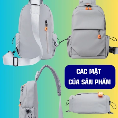 Túi đeo chéo và balo nam Ba Vy KH02 thời trang, chống nước, laptop, điện thoại - 258.000₫