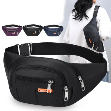 Túi đeo chéo và bụng nam nữ vải Canvas 4 ngăn TUI-241 giá chỉ 49.000 VND