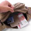 Túi đeo chéo và bụng vải bố nhiều ngăn 20cm - Tiện lợi, giảm giá 99k 3