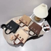 Túi đeo chéo, vai dáng làn da lộn in Kitty cute, tặng gấu treo - chỉ 89.000đ 8