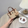 Túi đeo chéo, vai dáng làn da lộn in Kitty cute, tặng gấu treo - chỉ 89.000đ 10