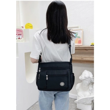 Túi đeo chéo vải dù chống thấm cao cấp 34cm TUI-68 - Du lịch, thể thao, sinh viên, 139k