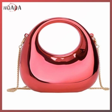 Túi đeo chéo WOADA nữ dây xích acrylic kim loại Luster – Tiệc nửa mặt trăng, giá 83.400đ 4 Túi đeo chéo WOADA nữ dây xích acrylic kim loại Luster – Tiệc nửa mặt trăng, giá 83.400đ 4