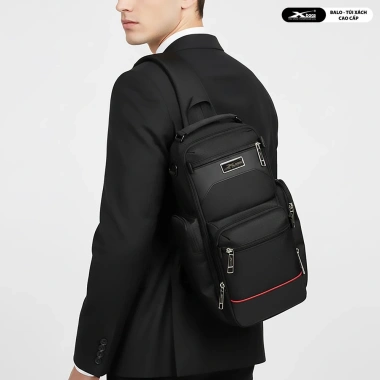 Túi Đeo Chéo Xbags Apex XB 9.103 Đen Chống Nước Nhiều Ngăn, Giá chỉ 359k