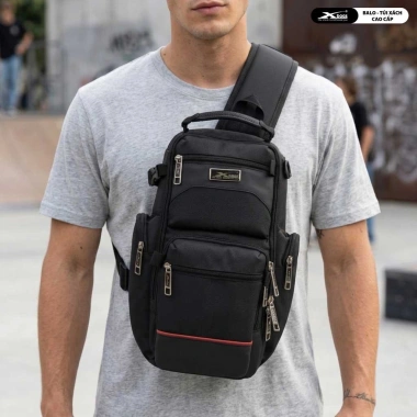 Túi Đeo Chéo Xbags Apex XB 9.103 Đen Chống Nước Nhiều Ngăn, Giá chỉ 359k
